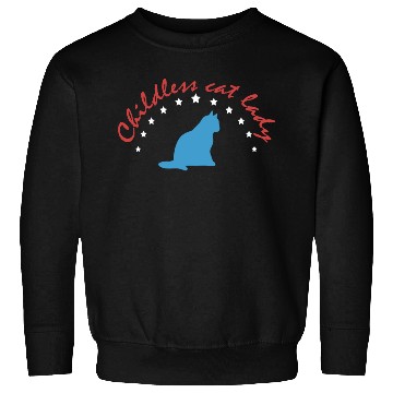Discover Vintage And Retro Funny Childless Cat Lady Sweatshirts