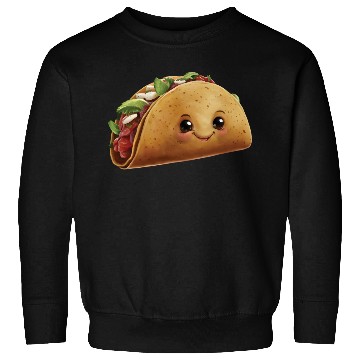 Discover Happy Tacos Realistic Sweatshirts