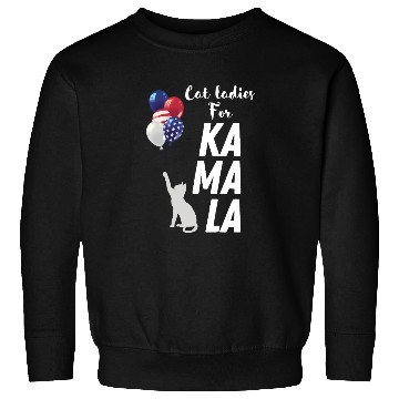 Discover Cat ladies voting for Kamala Sweatshirts