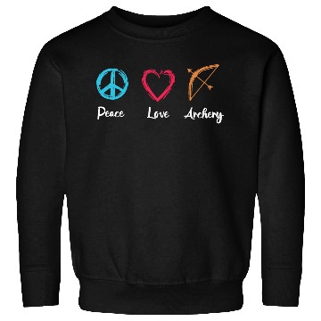 Discover Peace Love Archery Sweatshirts