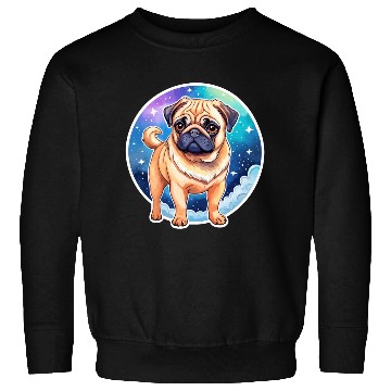 Discover Pug Watercolor Sweatshirts