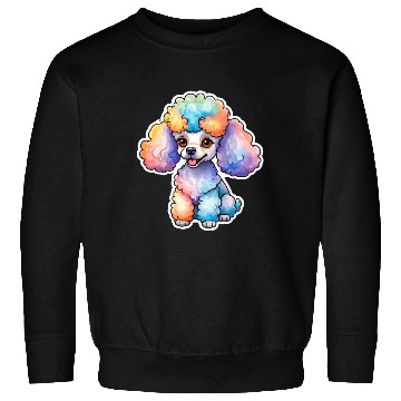 Discover Poodle Watercolor Sweatshirts