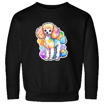 Discover Poodle Watercolor Sweatshirts