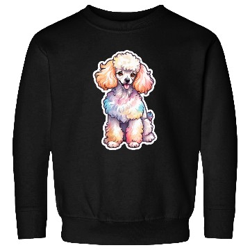Discover Poodle Watercolor Sweatshirts