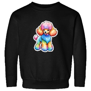 Discover Poodle Watercolor Sweatshirts