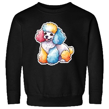 Discover Poodle Watercolor Sweatshirts