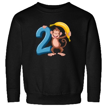 Discover 2nd Birthday Monkey Sweatshirts