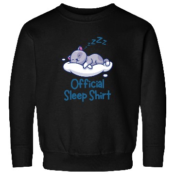 Discover Official Sleep Sweatshirts Cat Lover Pajamas