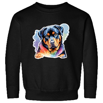 Discover Rottweiler Watercolor Sweatshirts