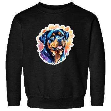 Discover Rottweiler Watercolor Sweatshirts