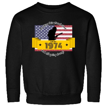 Discover 50th birthday Rocking this planet since 09/1974 Sweatshirts