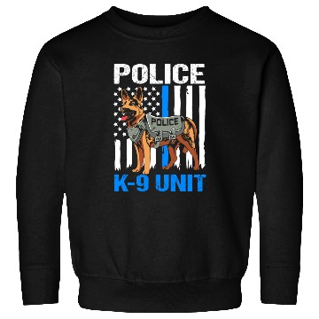 Discover 4th Of July US Flag K9 Dog Police K-9 Unit Sweatshirts