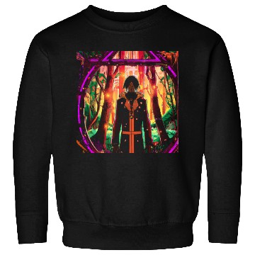 Discover Mystical Forest Guardian in Vibrant Colors Sweatshirts