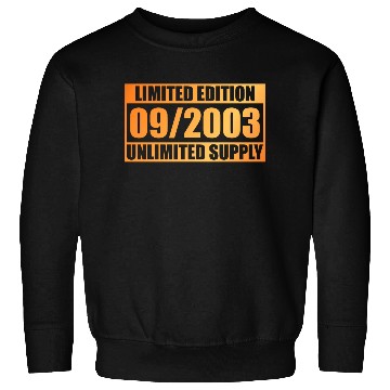 Discover 21st birthday Limited Edition - ꝏ Supply 09/2003 Sweatshirts
