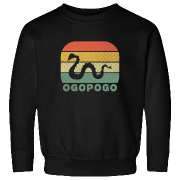 Discover Ogopogo Retro Lake Monster Cryptid Sweatshirts