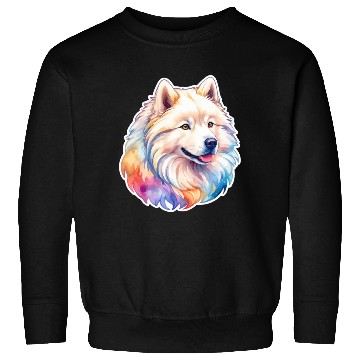 Discover Samoyed Dog Watercolor Sweatshirts