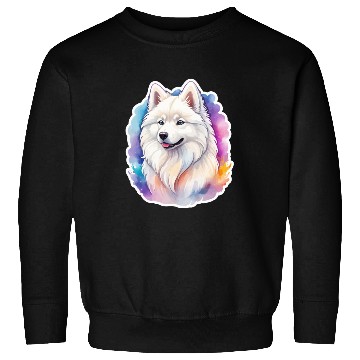 Discover Samoyed Dog Watercolor Sweatshirts