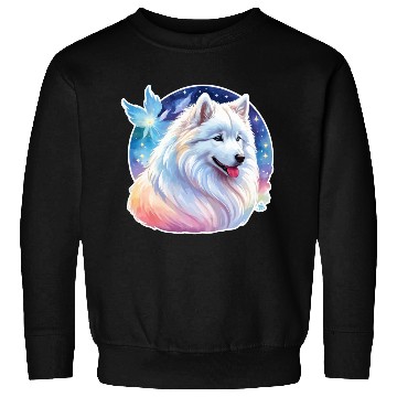 Discover Samoyed Dog Watercolor Sweatshirts