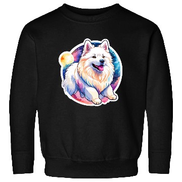 Discover Samoyed Dog Watercolor Sweatshirts