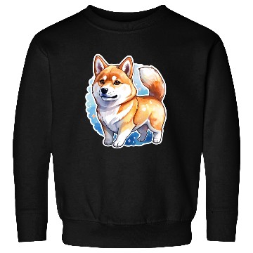 Discover Shiba Inu Watercolor Sweatshirts