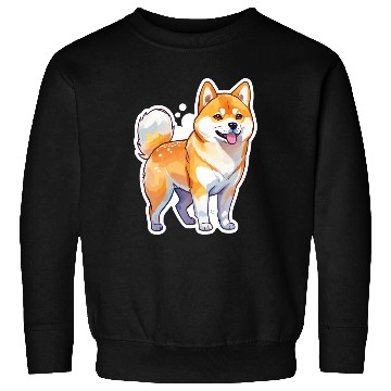 Discover Shiba Inu Watercolor Sweatshirts
