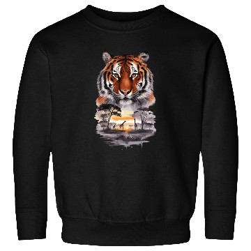 Discover Tiger Paradise Jungle for a Tiger lovers Sweatshirts