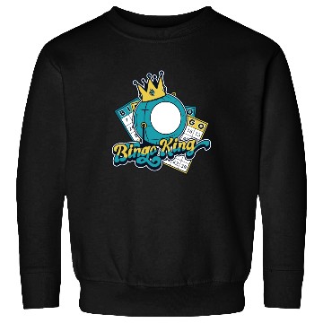 Discover Bingo King Professional Caller Daubers Bingo Sweatshirts