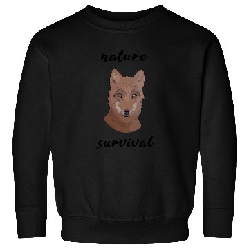 Discover fox nature survival camping Sweatshirts