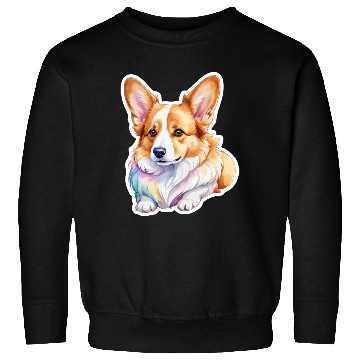 Discover Pembroke Welsh Corgi Watercolor Sweatshirts