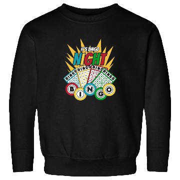 Discover It's Bingo Night Caller Daubers Professional Bingo Sweatshirts