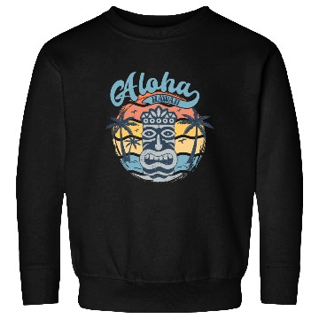 Discover Vintage Beach Aloha Hawaii Sweatshirts