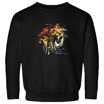 Discover Violin Player Drawing Vintage Look Sweatshirts