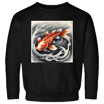 Discover Koi 4 - Orange Sweatshirts