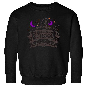 Discover Back To School Wizard Hat Book Vector 3 Colors Sweatshirts