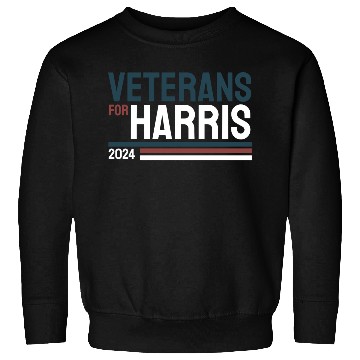 Discover Veterans For Kamala Harris 2024 Election Sweatshirts