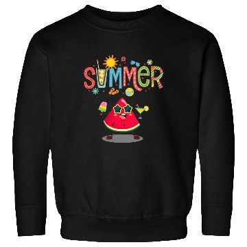 Discover Summer Vibes: Fresh Watermelon Design! Sweatshirts