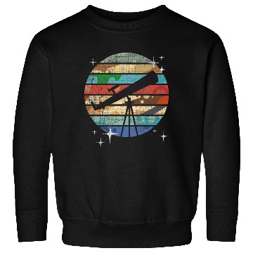 Discover Planets Of Solar System Telescope Astronomy Sweatshirts