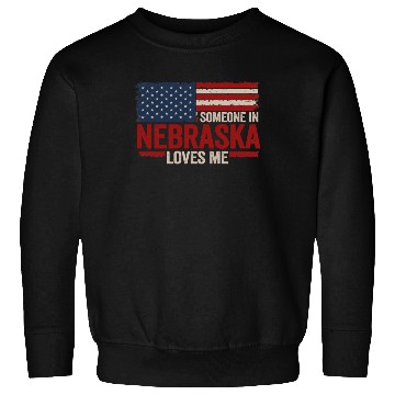 Discover Someone In Nebraska Loves Me Sweatshirts