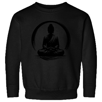 Discover Yoga Buddha Body Mindfulness Meditation Sweatshirts