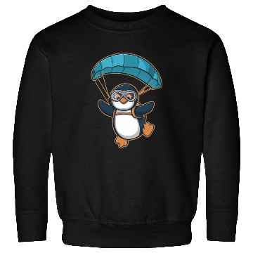 Discover Skydiving Penguin Adventure Sweatshirts