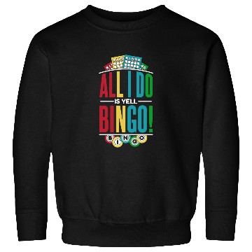Discover All I Do Is Yell Bingo Professional Caller Sweatshirts