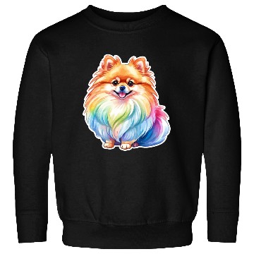 Discover Pomeranian Watercolor Sweatshirts