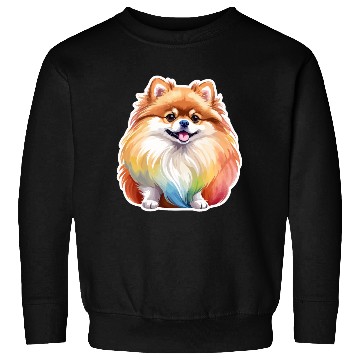 Discover Pomeranian Watercolor Sweatshirts