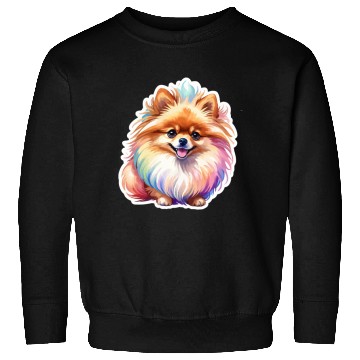 Discover Pomeranian Watercolor Sweatshirts