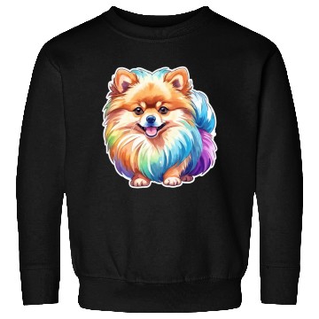 Discover Pomeranian Watercolor Sweatshirts