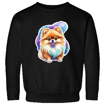 Discover Pomeranian Watercolor Sweatshirts