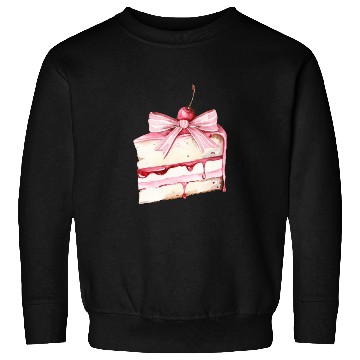 Discover Cake with a pink bow Sweatshirts