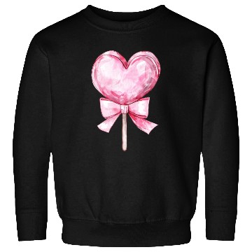 Discover Lollipop with a pink bow Sweatshirts