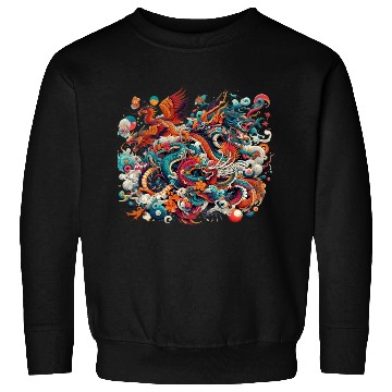 Discover Dragonic Harmony Sweatshirts
