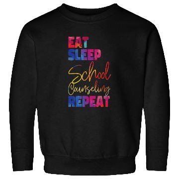 Discover School Counselor Watercolor Eat Sweatshirts